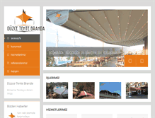 Tablet Screenshot of duzcetente.com